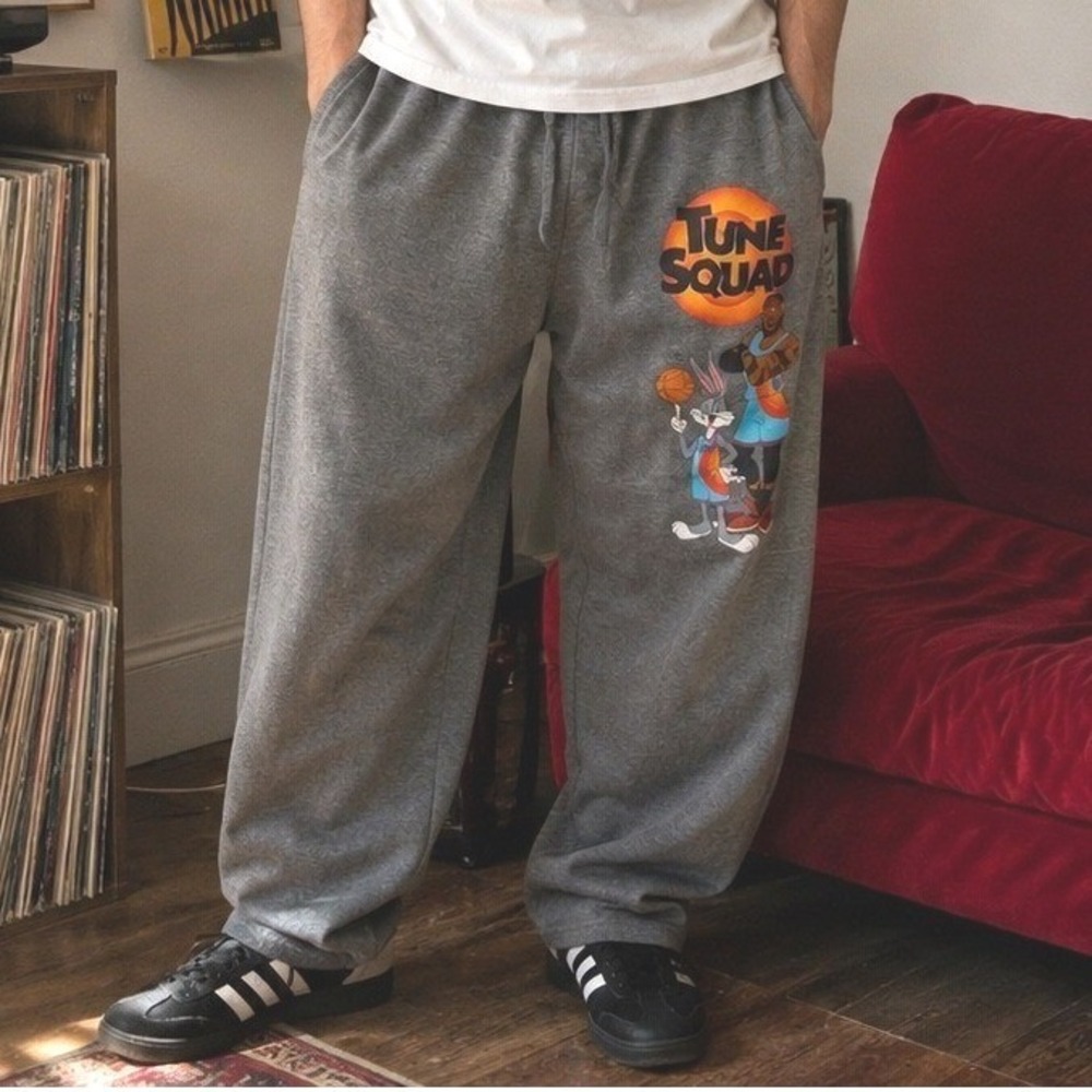 Space Jam Tune Squad Lebron James Sweat Pants Size Small Joggers Bugs Bunny